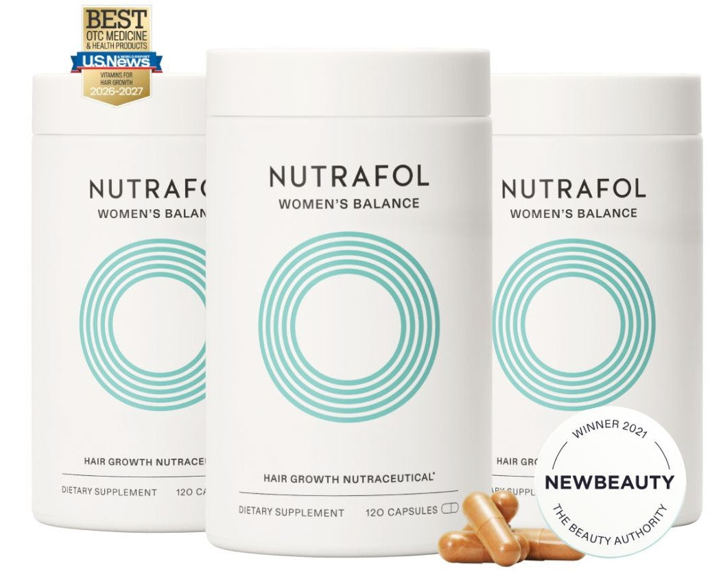 Nutrafol Women Balance Hair Growth Supplement – 120 Capsules (Pack of 3)