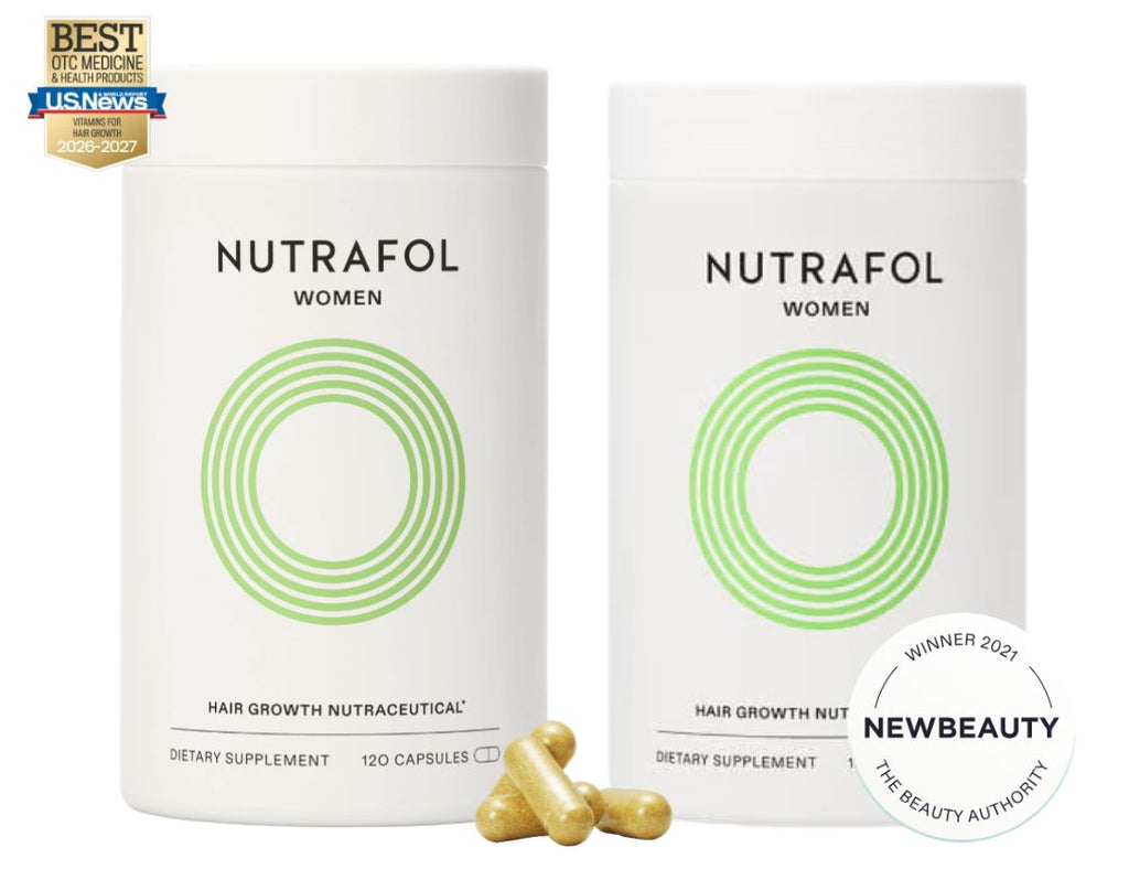 Nutrafol Women's Hair Growth Supplement – 120 Capsules (Pack of 2)