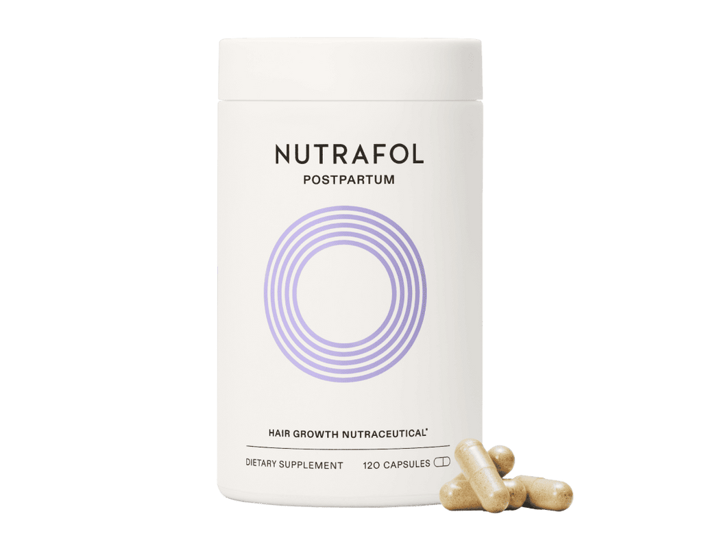 Nutrafol Postpartum Hair Growth Supplement – 120 Capsules (Pack of 3)
