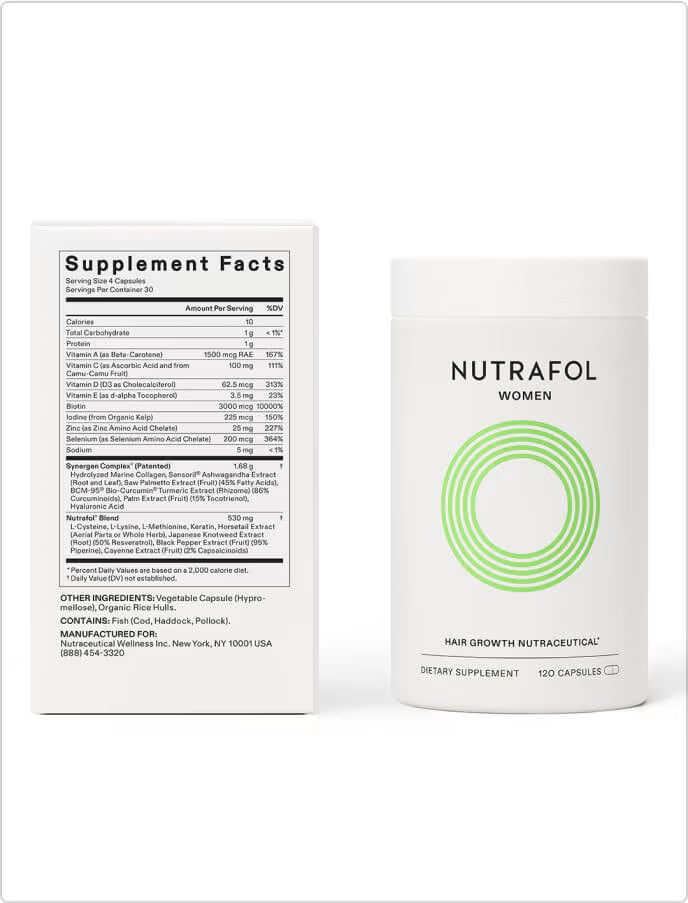 Nutrafol Women's Hair Growth Supplement – 120 Capsules
